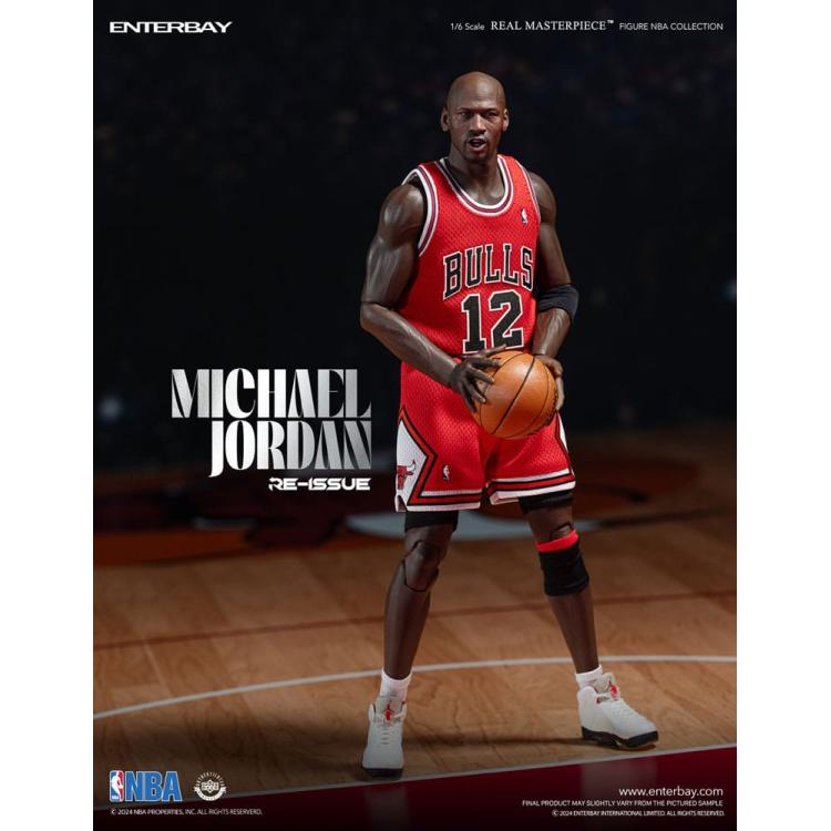 NBA Collection Figura Real Masterpiece 1/6 Michael Jordan I\'m Back Edition Limited 30 cm ENTERBAY