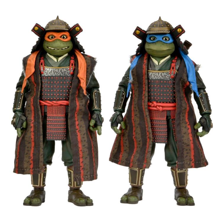 Tortugas Ninja II: The Secret of the Ooze 2-Pack Figuras Leonardo & Michelangelo 18 cm NECA