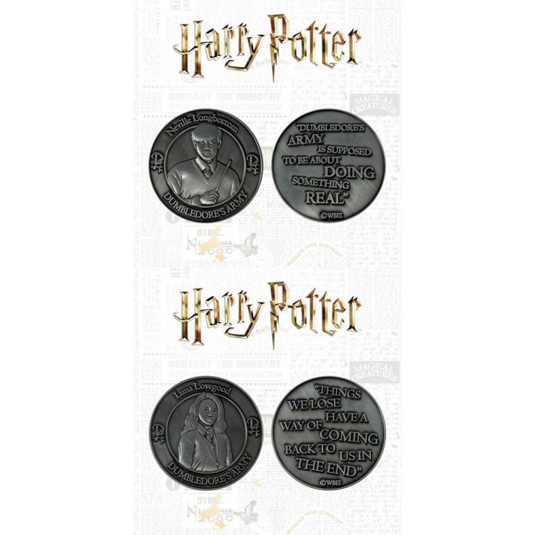 Harry Potter Pack 2 Monedas Dumbledore\'s Army: Neville & Luna Limited Edition