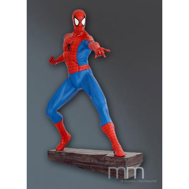 Marvel: Life Sized Spider-Man Statue with Stone Base