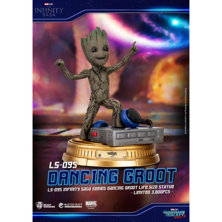 Guardianes de la Galaxia 2 Estatua tamaño real Dancing Groot heo EU Exclusive 32 cm