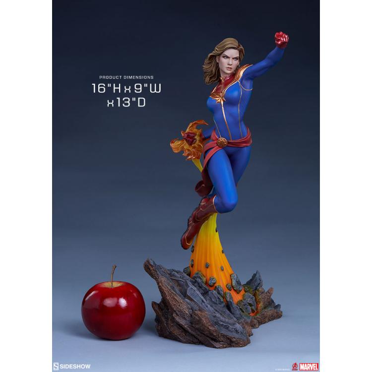Captain Marvel Statue by Sideshow Collectibles Avengers Assemble
