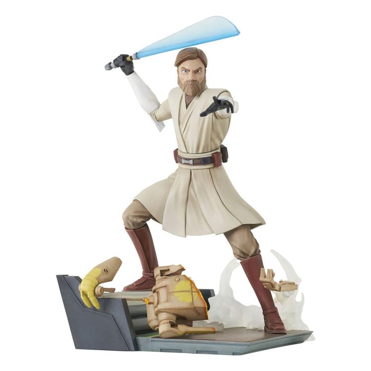 Star Wars: The Clone Wars Deluxe Gallery Estatua General Obi-Wan Kenobi 23 cm GENTLE GIANT