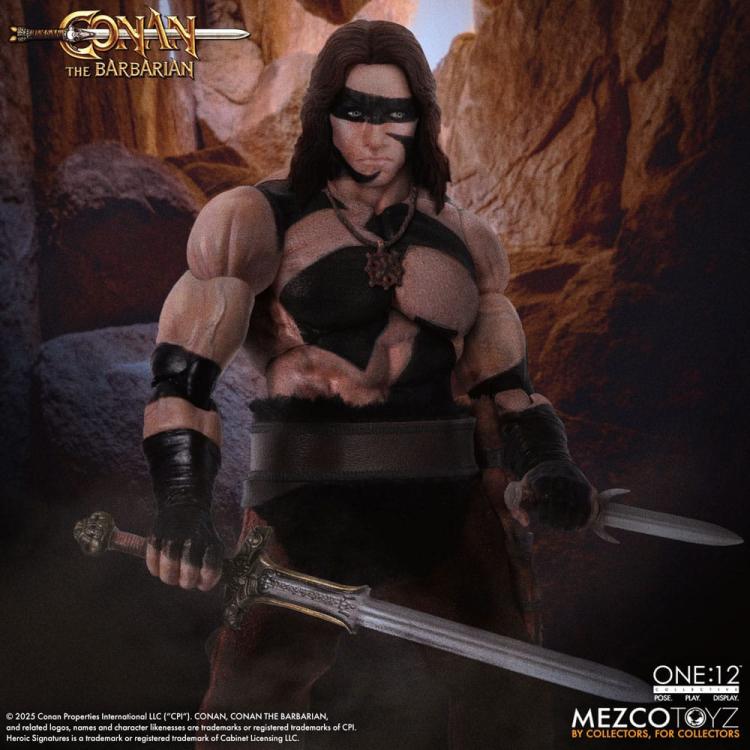 Conan el Bárbaro Figura 1/12  (1982) 16 cm Mezco Toys