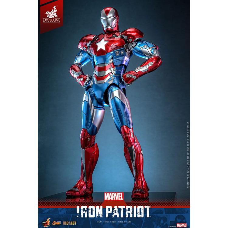 Marvel Figura Diecast Comic Masterpiece 1/6 Iron Patriot Hot Toys Exclusive 32 cm Hot Toys 