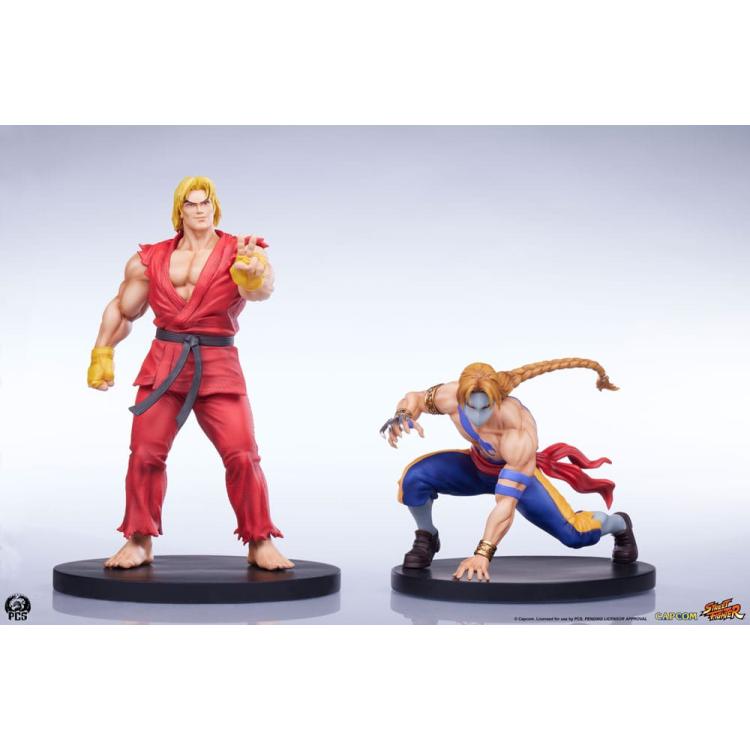 Street Fighter Street Jam Statuen 1/10 Ken & Vega Set  POP CULTURE SHOCK