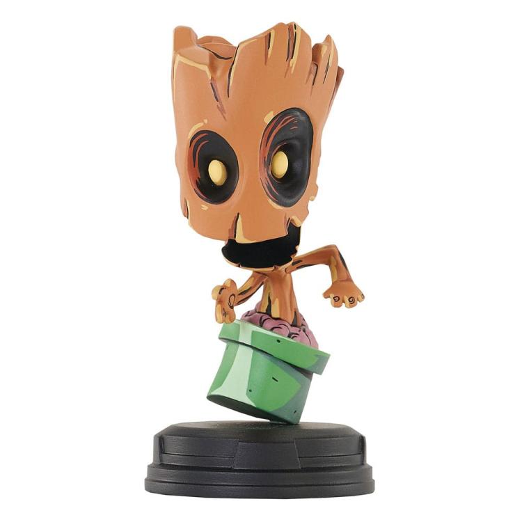 Marvel Animated Estatua Groot (in Pot) 10 cm Gentle Giant 