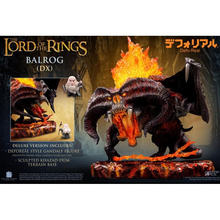 Lord of the Rings Defo-Real Series Soft Vinyl Figure Balrog Deluxe Version 16 cm