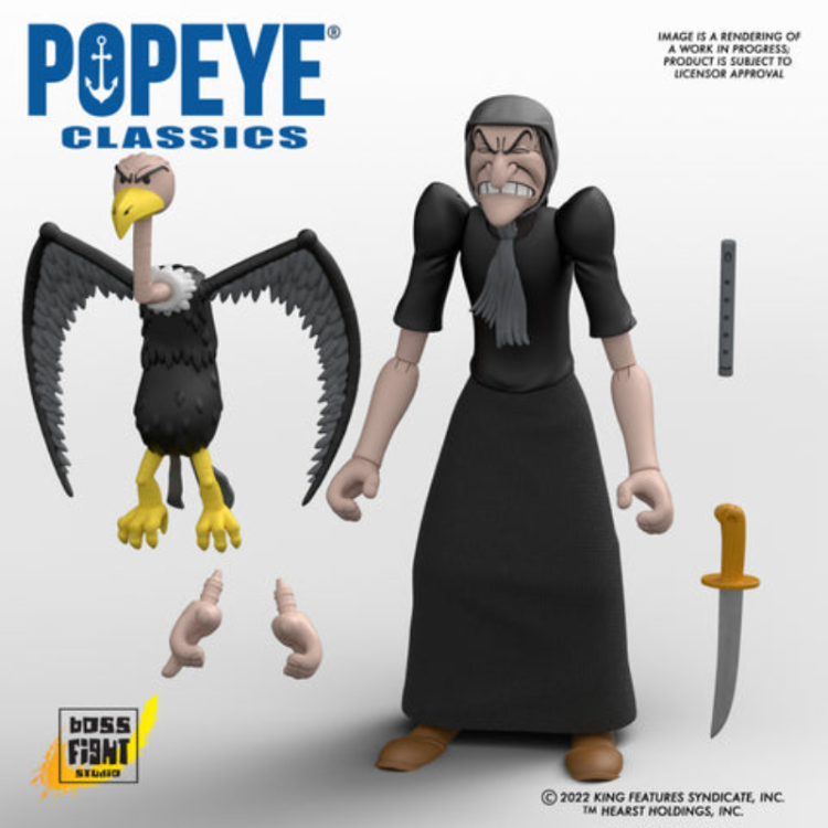 Popeye Figura Wave 02 Sea Hag Boss Fight Studio