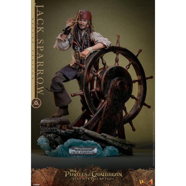  Jack Sparrow Piratas del Caribe La venganza de Salazar Deluxe Version Figura a escala 1/6 HOT TOYS