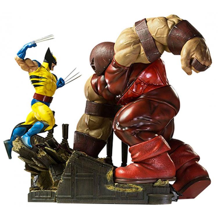 Marvel Comics Diorama 1/6 Wolverine vs Juggernaut 44 cm lobezno