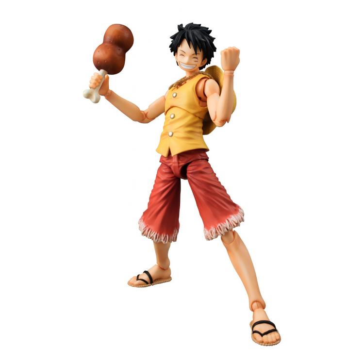 One Piece Figura Action Heroes Monkey D Luffy Past Blue (Yellow Ver.) 17 cm