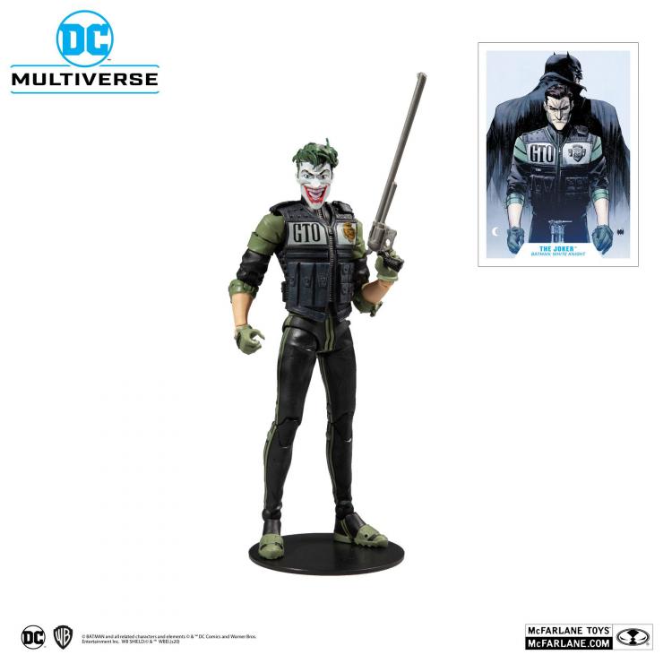 DC Multiverse Figura White Knight Joker 18 cm