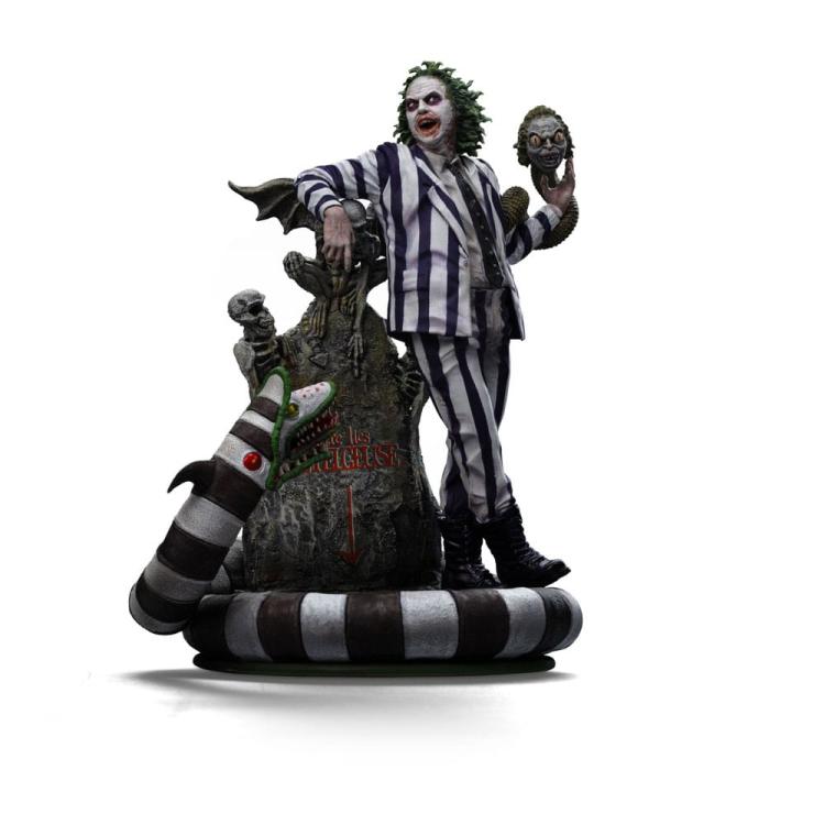 Beetlejuice Estatua 1/10 Art Scale Beetlejuice 19 cm  Iron Studios 