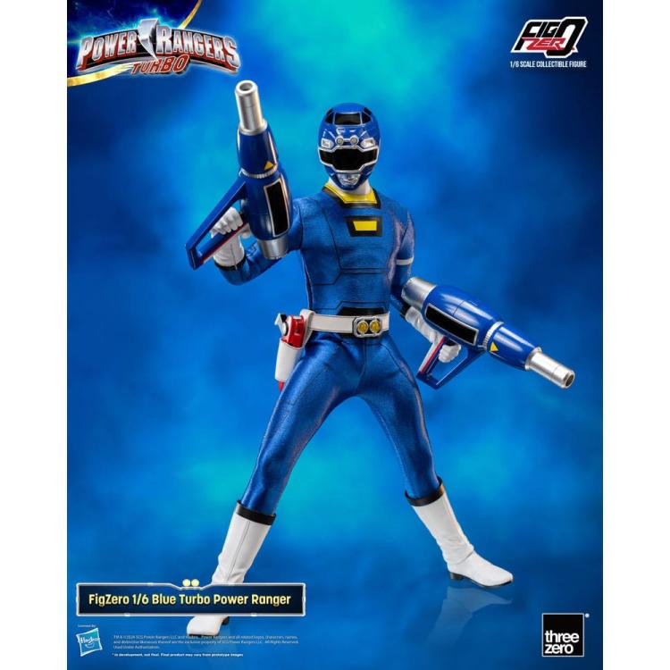 Power Rangers Turbo Figura FigZero 1/6 Blue Turbo Power Ranger 30 cm ThreeZero 