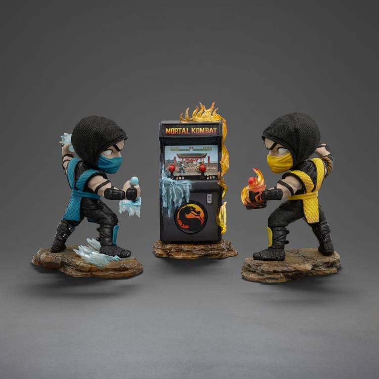 Mortal Kombat Minifiguras Mini Co. PVC Scorpion vs. Subzero Arcade Set 15 cm IRON STUDIOS