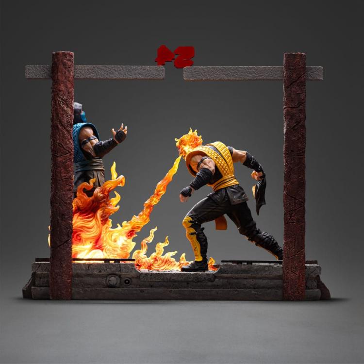 Mortal Kombat Estatua 1/10 Deluxe Art Scale Scorpion Fatality 27 cm  Iron Studios