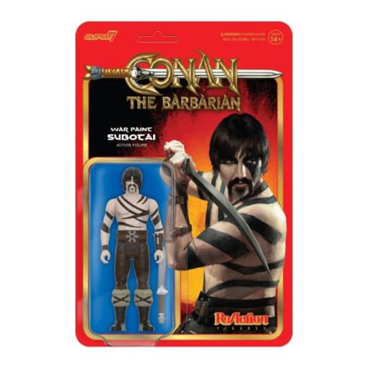 Conan Figura ReAction Wave 02 Subotai (War Paint) 10 cm SUPER7