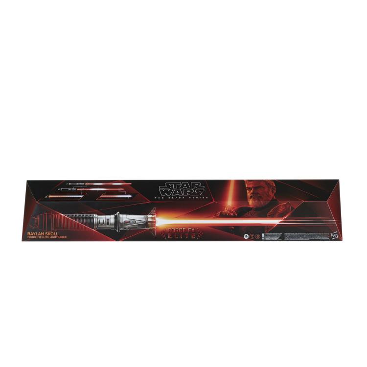 REPLICA DEL SABLE LASER DE ELITE FORCE FX DE BAYLAN SKOLL STAR WARS: AHSOKA THE BLACK SERIES HASBRO