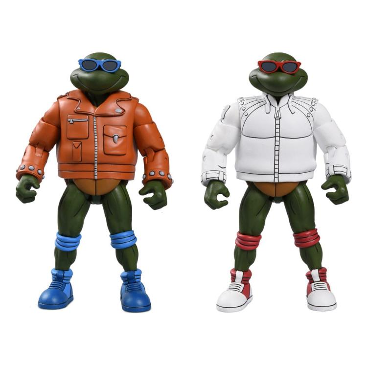 Tortugas Ninja (Cartoon) Figura Punk Leo and Punk Raph 2 Pack 18 cm NECA