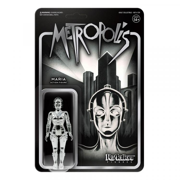 Metropolis ReAction Action Figure Maria (Vac Metal Silver) 10 cm