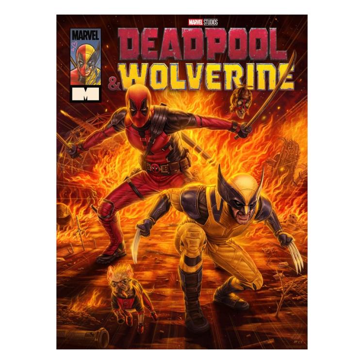 Marvel Litografia Deadpool & Lobezno 46 x 61 cm - sin marco  Sideshow Collectibles 