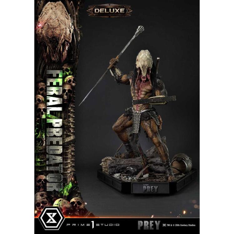 Prey (Movie) Estatua Museum Masterline Series 1/3 Feral Predator Deluxe Bonus Version 89 cm PRIME 1 STUDIO