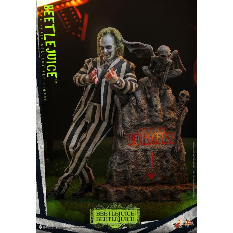 Beetlejuice Beetlejuice Movie Masterpiece Figura 1/6 Beetlejuice 30 cm HOT TOYS