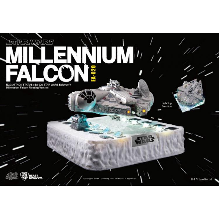 Star Wars Estatua con luz Egg Attack Millennium Falcon Floating Ver. (Episode V) 14 cm