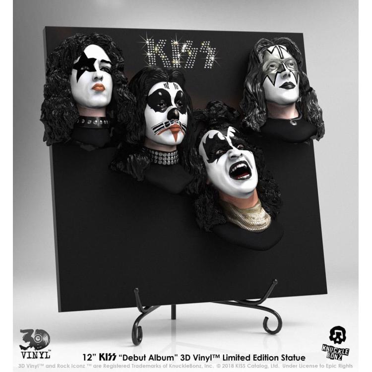 Kiss Estatua 3D Vinyl Debut Album 30 cm Knucklebonz