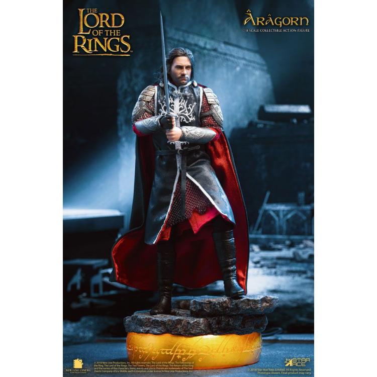El Señor de los Anillos Figura Real Master Series 1/8 Aragon Deluxe Version 23 cm