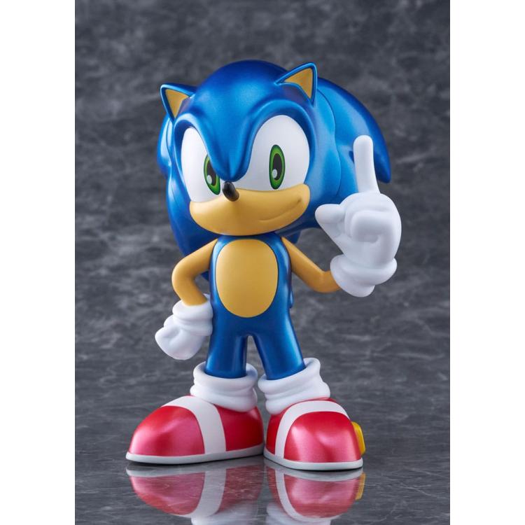 Sonic The Hedgehog Figura vinilo Sofbi Sonic Metallic Ver. 15 cm Bellfine