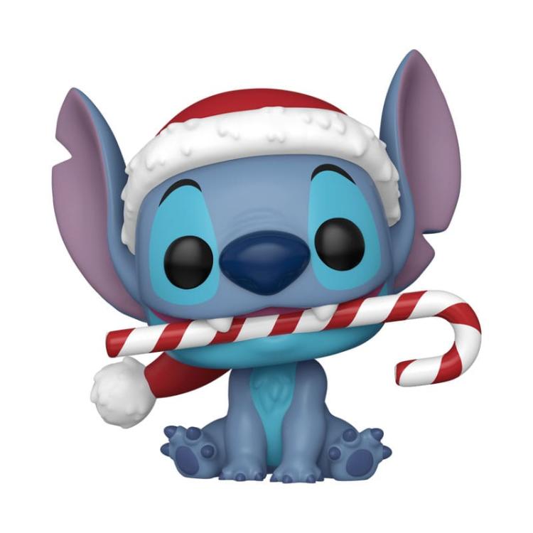 Disney Figura POP! Vinyl Holiday Stitch w/CC 9 cm FUNKO