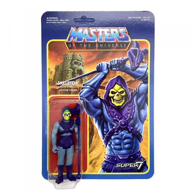 Masters of the Universe Figura ReAction Wave 2 Skeletor 10 cm