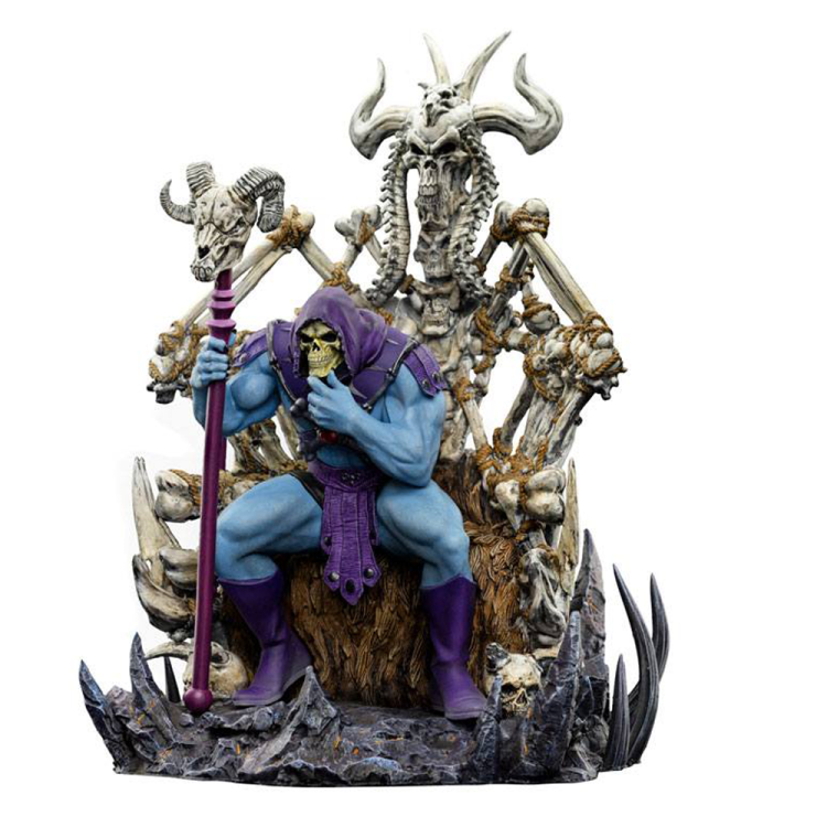 Masters of the Universe Art Scale Deluxe Statue 1/10 Skeletor on Throne Deluxe 29 cm