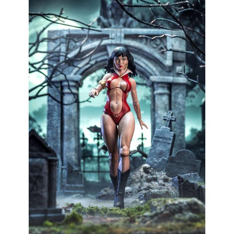 Frazetta Girls Figura 1/12 Vampirella 16 cm FRAZZETA