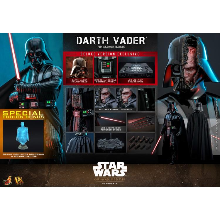 Star Wars: Obi-Wan Kenobi Figura DX 1/6 Darth Vader 35 cm HOT TOYS DX28