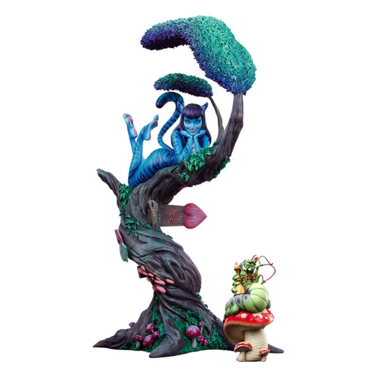 Alicia en el pais de las maravillas Fairytale Fantasies Collection Estatua Lady Cheshire Cat (Deluxe Edition) 63 cm Sideshow Collectibles