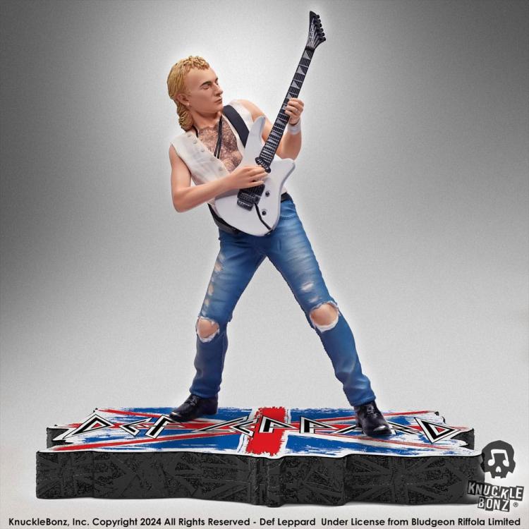 Def Leppard Estatua Rock Iconz Phil Collen 24 cm Knucklebonz