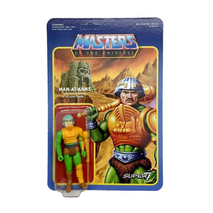 Masters of the Universe Figura ReAction Wave 2 Man At Arms 10 cm