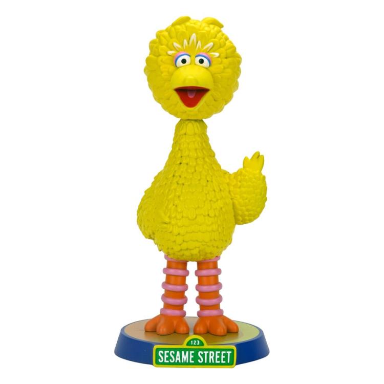 Barrio Sesamo Cabezón Head Knocker Big Bird 23 cm Paco Pico NECA