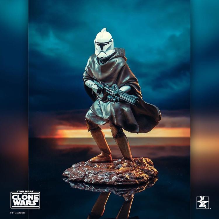  Star Wars: The Clone Wars Estatua 1/7 Hawkbat Battalion Clone Trooper 2019 Premier Guild Membership Gift 25 cm GENTLE GIANT