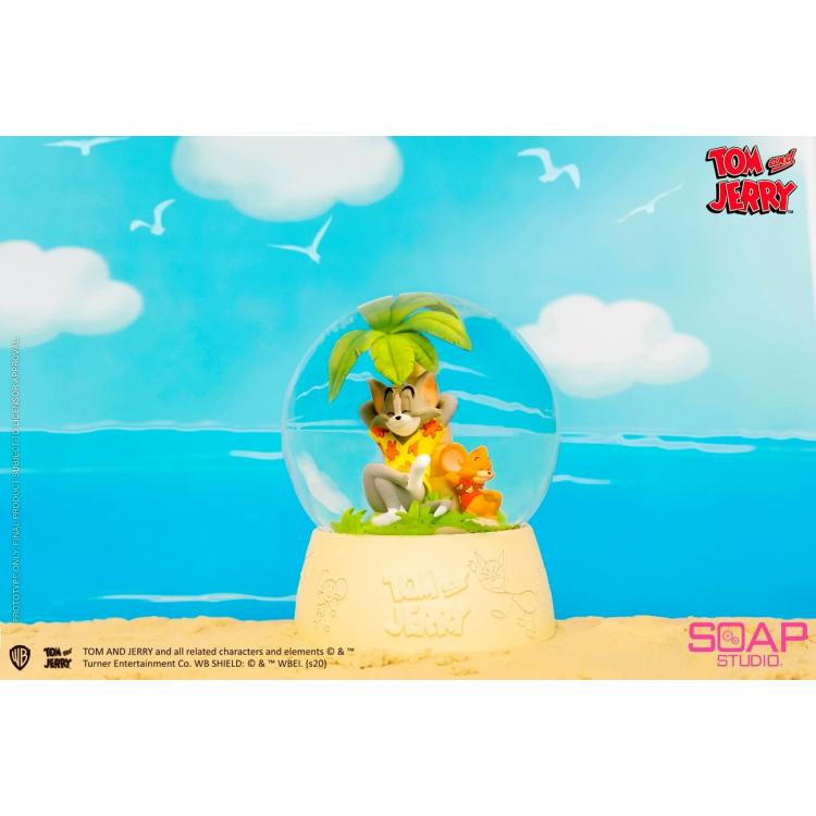 Tom and Jerry: Tom and Jerry Tropical Oasis Snow Globe