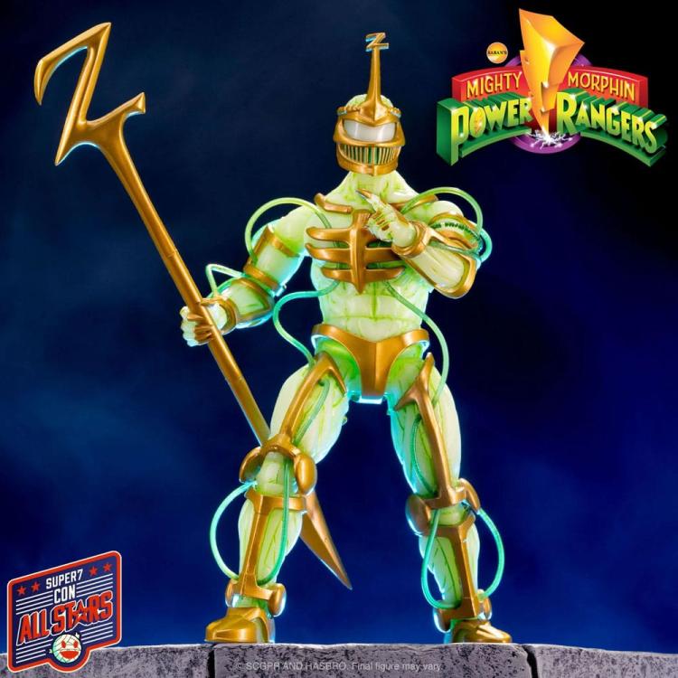 Mighty Morphin Power Rangers Figura Ultimates! Lord Zedd Imperial Gold Glow 18 cm SUPER7