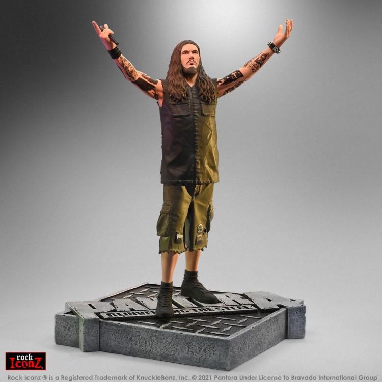 Pantera Estatua Rock Iconz Philip Anselmo (Reinventing the Steel) 22 cm Knucklebonz 