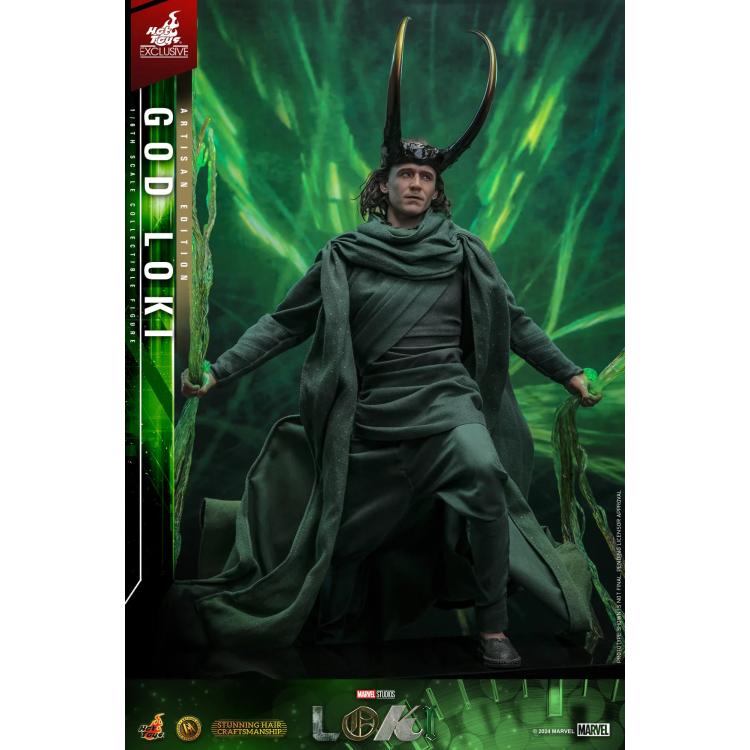 Hot Toys DX41AE Marvel Loki Collectible Action Figurine 1/6 God Loki (Artisan Edition) 31cm