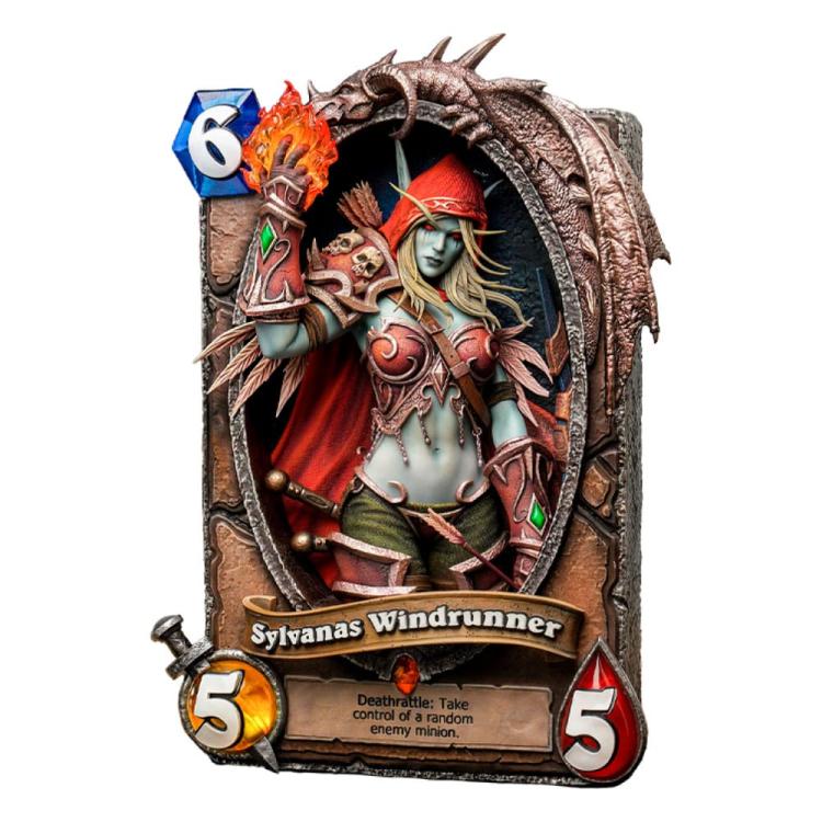 Hearthstone Estatua 3D Art Frame Sylvanas Windrunner 31 cm HEX COLLECTIBLES