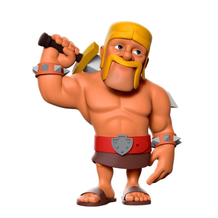 The World of Clash Figura Minix Clash of Clans Bárbaro 12 cm Minix