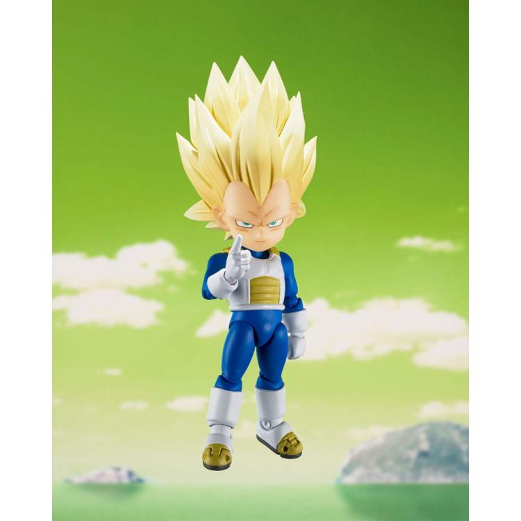 Dragon Ball Figura S.H.Figuarts Super Saiyan 3 Vegeta (mini) Daima 8 cm Bandai Tamashii Nations