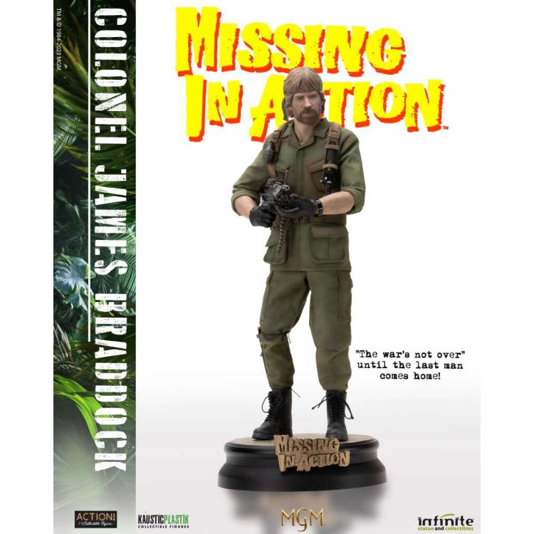 CHUCK NORRIS STANDARD CORONEL BRADDOCK ESTATUA 1/6 DESAPARECIDO EN COMPATE INFINITE STATUE